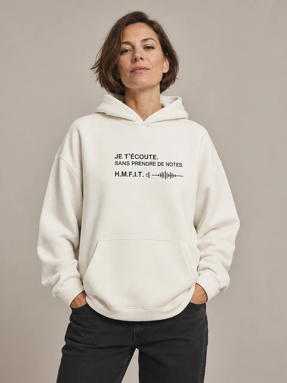 JE T’ÉCOUTE. SANS PRENDRE DE NOTES.